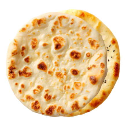 Small Round Naan – 3 Pack (2 Plain & 1 Garlic)